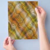 ET Faux Snakeskin Scrapbook Paper Bulk Pages Flyer (Hand)