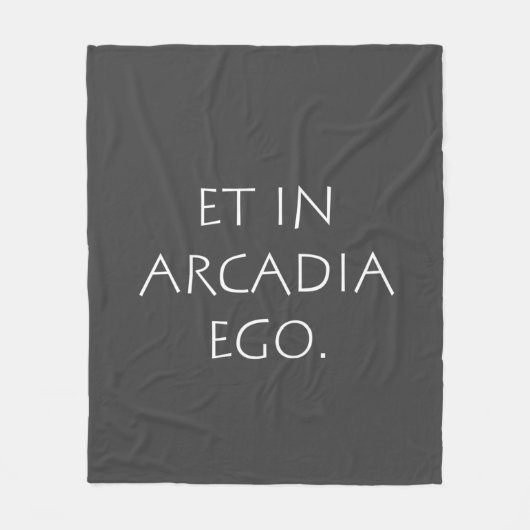 Et in Arcadia ego Fleecedecke (Vorderseite)