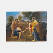 Et in Arcadia ego, Poussin Fleecedecke (Vorderseite (Horizontal))