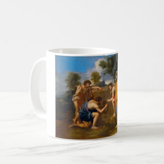 Et in Arcadia ego, Poussin Kaffeetasse (Vorderseite Links)