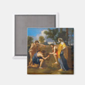 Et in Arcadia ego, Poussin Magnet (Vorderseite/Rückseite)