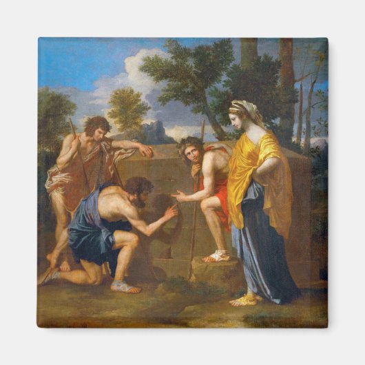 Et in Arcadia ego, Poussin Magnet (Vorne)