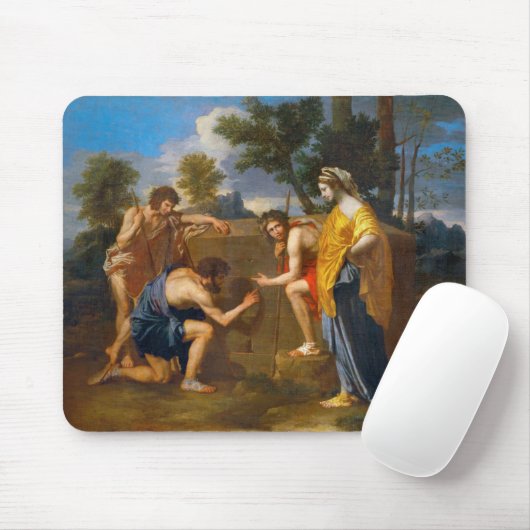 Et in Arcadia ego, Poussin Mousepad (Mit Mouse)