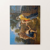 Et in Arcadia ego, Poussin Puzzle (Vertikal)
