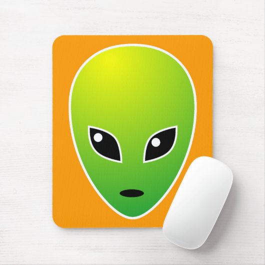 ET - on Orange - Customized Mousepad (Mit Mouse)