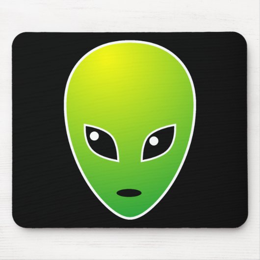 ET - Schwarz Mousepad (Vorne)