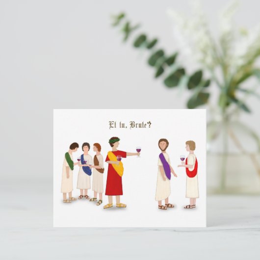 "Et Tu Brute?" Julius Caesar im Party (Stehend Vorderseite)