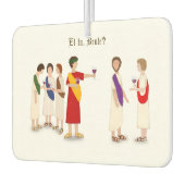 "Et Tu Brute?" Julius Caesar im Party Autolufterfrischer (Links)