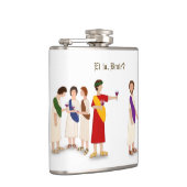 "Et Tu Brute?" Julius Caesar im Party Flachmann (Rechts)