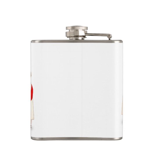 "Et Tu Brute?" Julius Caesar im Party Flachmann (Rückseite)