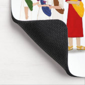 "Et Tu Brute?" Julius Caesar im Party Mousepad (Ecke)