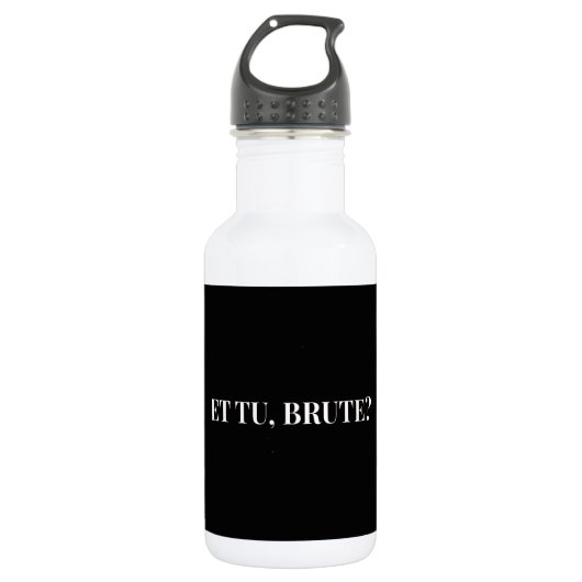 Et Tu, Brute? Julius Cäsar III Edelstahlflasche (Vorderseite)
