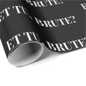 Et Tu, Brute? Julius Cäsar III Geschenkpapier (Rolleneckpunkt)
