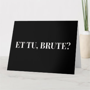 Et Tu, Brute? Julius Cäsar III Karte