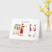 "Et Tu Brute?" Julius Cäsar im Party Karte (Gelbe Blume)