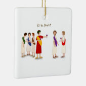 "Et Tu Brute?" Julius Cäsar im Party Keramikornament (Rechts)