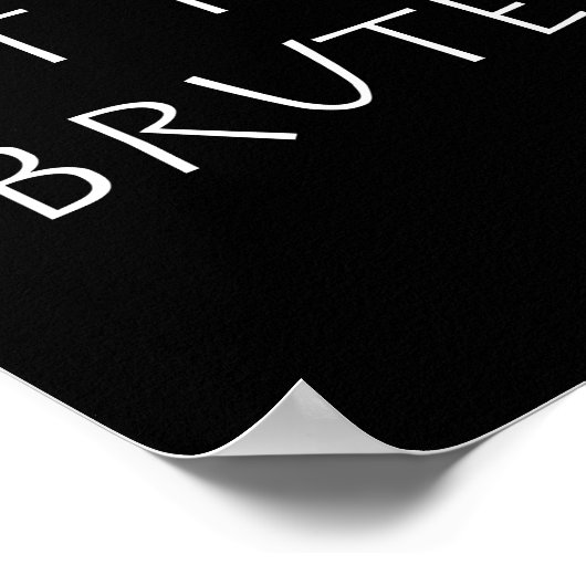 Et tu Brute Poster (Ecke)