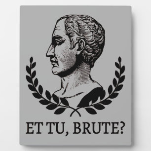 Et Tu, Brute? Shakespeares Julius Cäsar Zitat V Fotoplatte