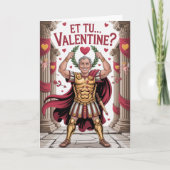 Et Tu Valentine Julius Caesar Karte (Vorderseite)