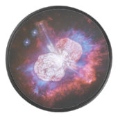 Eta Carinae Binary Star System Fireworks Eishockey Puck (Vorderseite)
