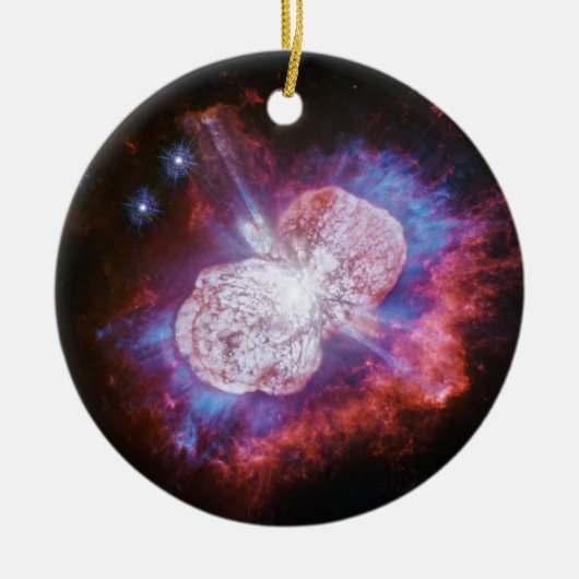 Eta Carinae Binary Star System Fireworks Keramik Ornament (Vorne)