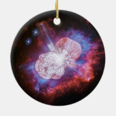 Eta Carinae Binary Star System Fireworks Keramik Ornament (Hinten)