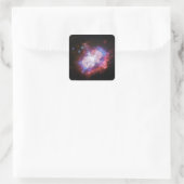 Eta Carinae Binary Star System Fireworks Quadratischer Aufkleber (Tasche)