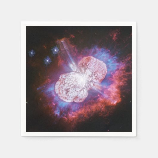 Eta Carinae Binary Star System Fireworks Serviette (Vorderseite)