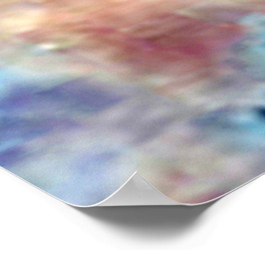 Eta Carinae Nebula Enhanced Blue Value Poster (Ecke)