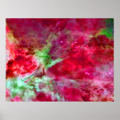 Eta Carinae Nebula Enhanced Red Value Poster (Vorne)