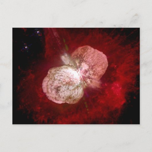 Eta Carinae Super Massive Star Postkarte (Vorderseite)
