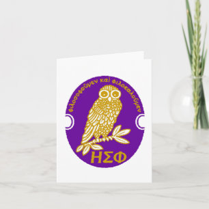 Eta Sigma Phi Notecard Karte