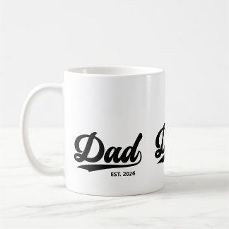 Etablierter Vater Neuer Vater Typografie des Gründ Kaffeetasse