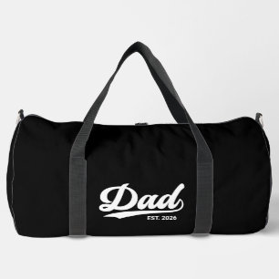 Etablierter Vater Neuer Vater Typografie des Jahre Duffle Bag