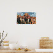 Etage des Queen's Garden Aussicht auf das Schloss Poster (Küche)