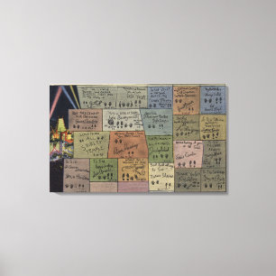 Etage des Ruhmes, Graumans Chinesisches Theater Leinwanddruck