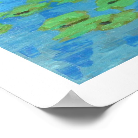 Etang in Bretagne Poster (Ecke)