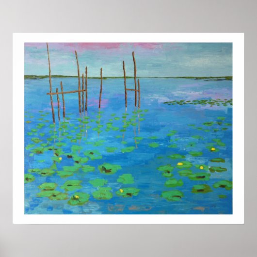 Etang in Bretagne Poster (Vorne)