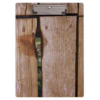 Etant Donné - Hommage an Duchamp - Holzklatsche Klemmbrett