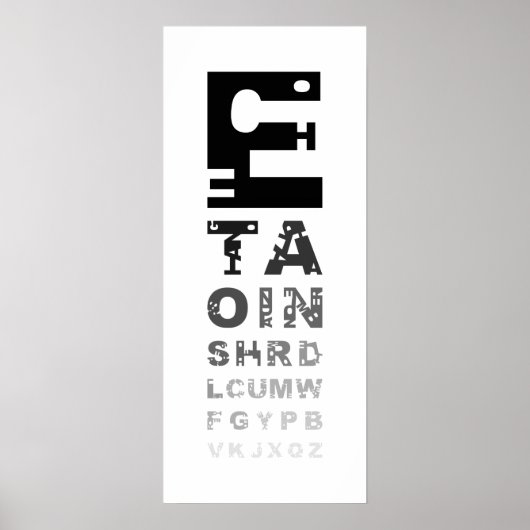 ETAOIN Print Poster (Vorne)