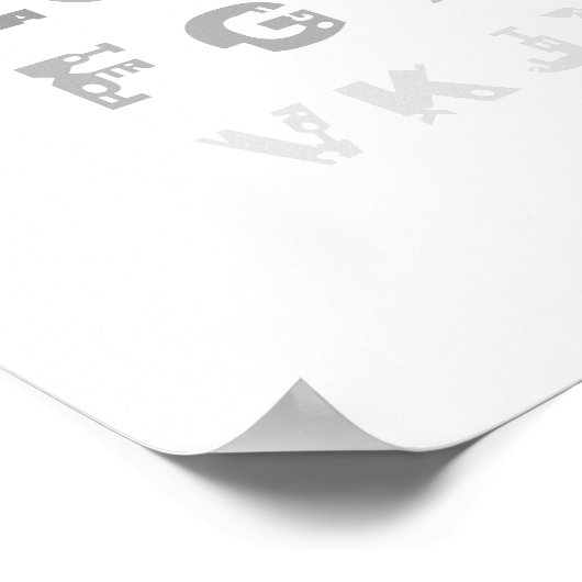 ETAOIN Print Poster (Ecke)