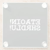 ETAOIN! SHRDLU! GLASUNTERSETZER (Rückseite)