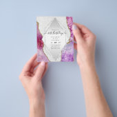 ETAT 21. Geburtstag Glitzernder ACHAT Funkelnde Ei Flyer (Gruppe)