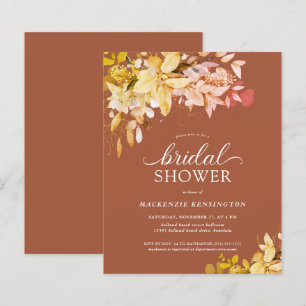 ETAT Burnt Orange Gold Floral Brautparty