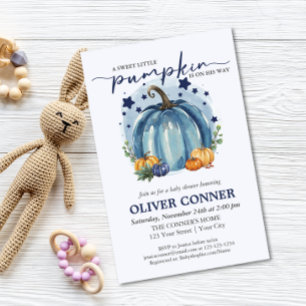 ETAT Little Pumpkin Boy Baby Shower Einladung Flyer