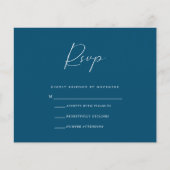 Etat Navy RSVP Card Flyer (Vorne)