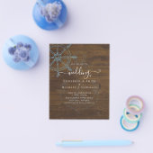 ETAT Schiffs-Steuerrad Hochzeit Flyer (Einzeln)