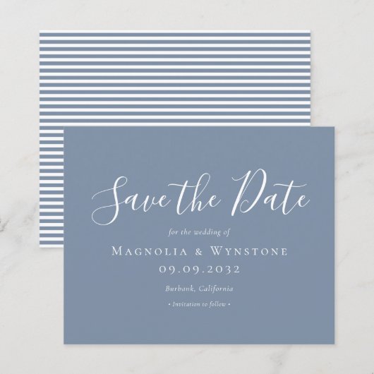 ETAT Schmutzig blaue Hochzeit - Rettet den Termin (Vorne/Hinten)