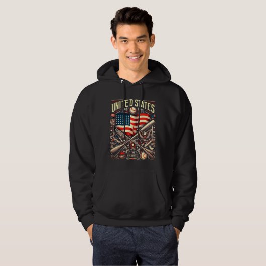 état unis hoodie (Vorne ganz)