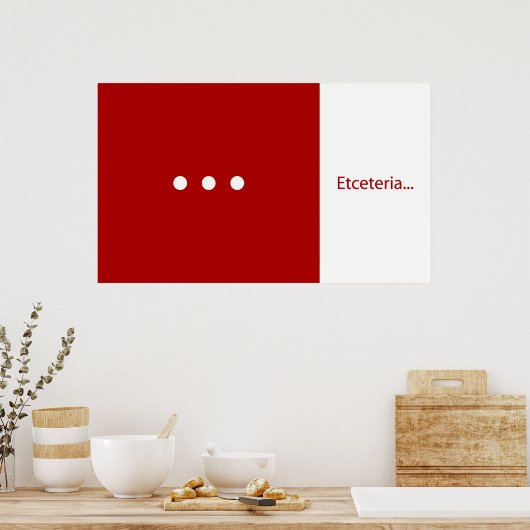 Etceteria Poster (Küche)